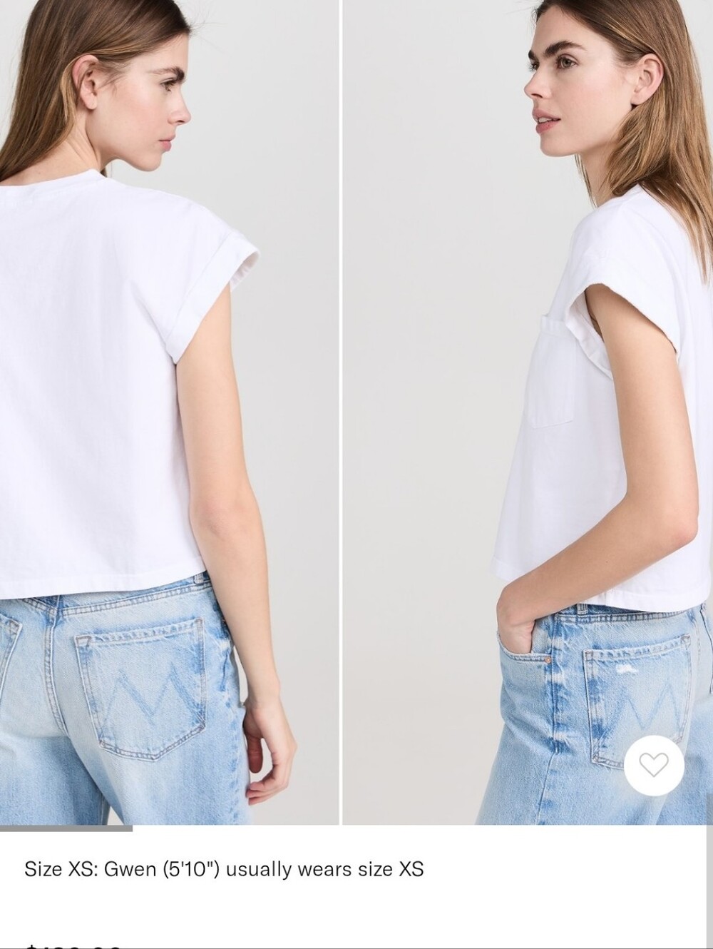 MOTHER Size S White Keep On Rolling Pocket Tee - Picture 4 of 10